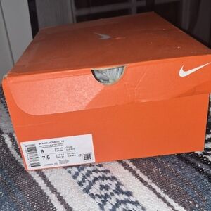Nike Orange Shoe Box with White Swoosh Logos